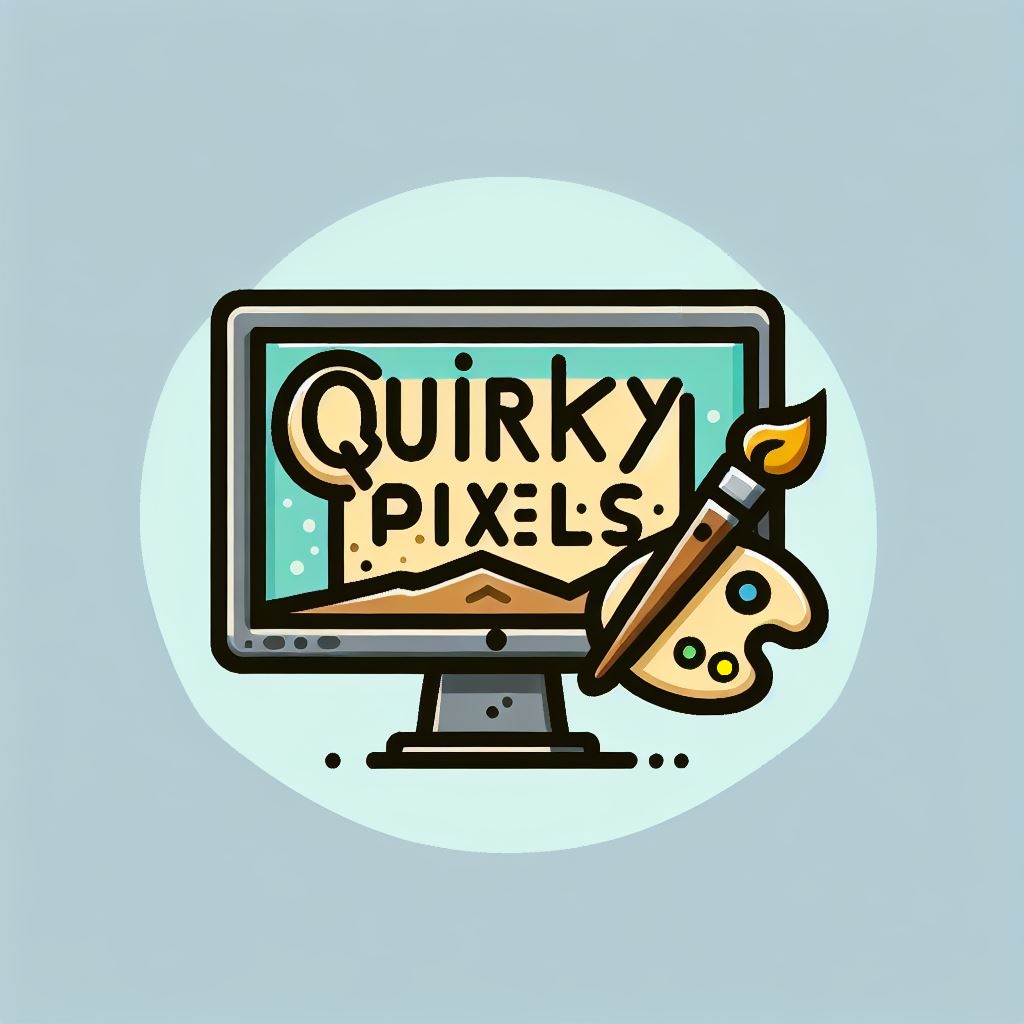 Quirky Pixels logo #QuirkyPixels